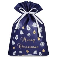 Nonwoven bags sized 40 x 56 cm, with Christmas-themed print Christmas bag