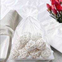 Organza bags 45 x 60 cm - white Organza bags