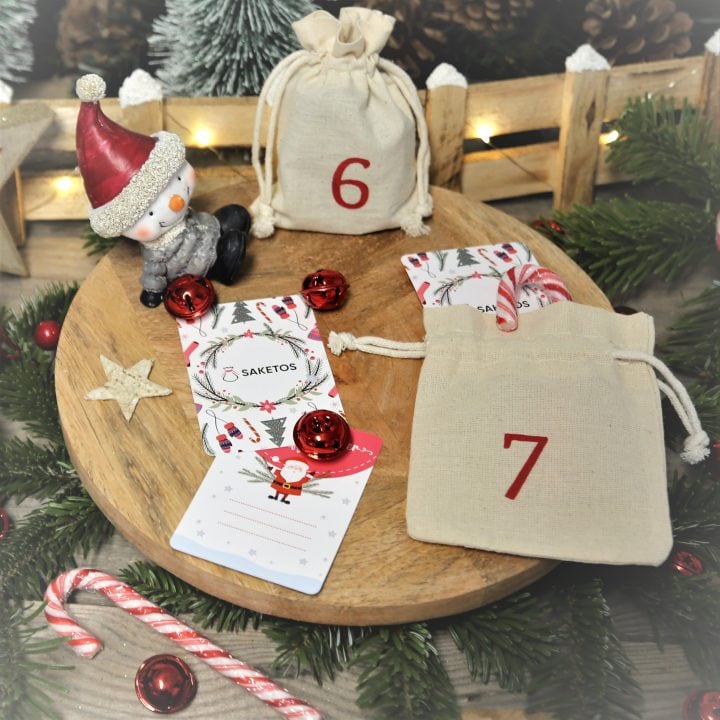 Task cards for an Advent calendar (PL) Accessories and decorations