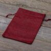 Burlap bag 15 cm x 20 cm - burgundy For children