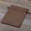 Burlap bag 15 cm x 20 cm - dark natural For children