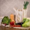 Grocery like linen bags (3 pcs) and cotton shopping bags (2 pcs) (DE) Gift ideas