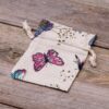 Pouches like linen with printing 10 x 13 cm - natural / butterfly Pet products