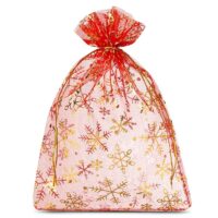 Organza bags 26 x 35 cm - Christmas Christmas bag