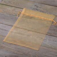 Organza bags 35 x 50 cm - gold Organza bags