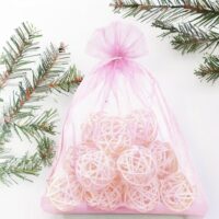 Organza bags 40 x 55 cm - light pink Large bags 40x55 cm