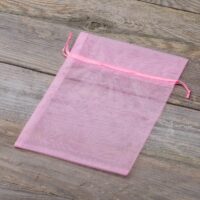 Organza bags 40 x 55 cm - light pink Pink bags