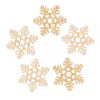 Wooden stars 5,5 x 5,5 cm - natural Christmas
