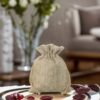 Burlap bag 10 cm x 13 cm - natural Dark natural bags