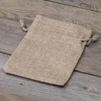 Burlap bag 12 cm x 15 cm - natural Lavender and scented dried filling