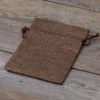 Burlap bag 12 x 15 cm - dark natural Burlap bags / Jute bags