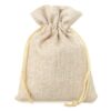 Burlap bag 12 x 15 cm - light natural Small bags 12x15 cm