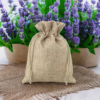 Burlap bag 15 cm x 20 cm - natural Hen and stag night