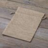 Burlap bag 18 cm x 24 cm - natural Clothing and underwear