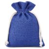 Jeans bags 12 x 15 cm - blue Blue bags