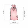 Metallic bag 16 x 37 cm - gold Valentine's Day