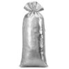 Metallic bag 16 x 37 cm - silver Metallic bag