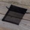Organza bags 10 x 13 cm - black Lavender and scented dried filling