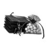 Organza bags 10 x 13 cm - black Table decoration