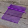 Organza bags 10 x 13 cm - dark purple Organza bags