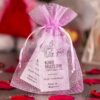 Organza bags 10 x 13 cm - pink Small bags 10x13 cm