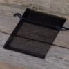 Organza bags 11 x 14 cm - black Lavender and scented dried filling