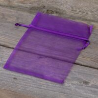 Organza bags 11 x 14 cm - dark purple Lavender and scented dried filling