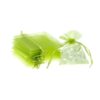 Organza bags 11 x 14 cm - green Candles