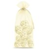 Organza bags 11 x 20 cm - ecru Medium bags 11x20 cm