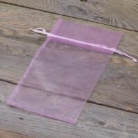 Organza bags 11 x 20 cm - light purple Light purple bags