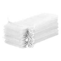 Organza bags 11 x 20 cm - white Candles