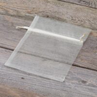 Organza bags 12 x 15 cm - ecru Organza bags