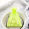 Organza bags 12 x 15 cm - neon green Small bags 12x15 cm