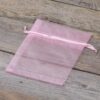 Organza bags 12 x 15 cm - light pink Valentine's Day