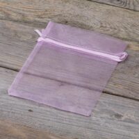 Organza bags 12 x 15 cm - light purple Small bags 12x15 cm