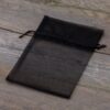 Organza bags 13 x 18 cm - black Halloween