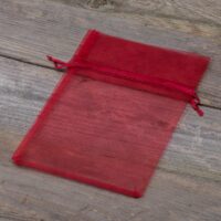 Organza bags 13 x 18 cm - burgundy Occasional bags