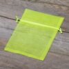 Organza bags 13 x 18 cm - neon green Organza bags