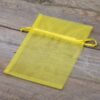Organza bags 13 x 18 cm - yellow Medium bags