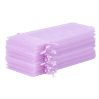 Organza bags 13 x 27 cm - light purple Light purple bags