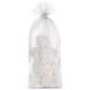 Organza bags 13 x 27 cm - white Medium bags 13x27 cm