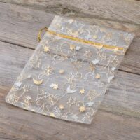 Organza bags 15 x 20 cm - Christmas / 8 Cosmetics