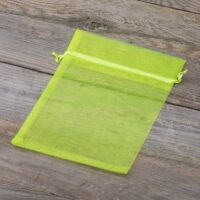 Organza bags 15 x 20 cm - neon green Medium bags