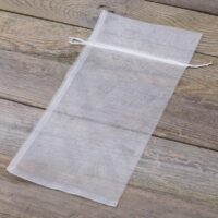 Organza bags 15 x 33 cm - white Garden and domestic plants