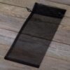 Organza bags 16 x 37 cm - black Interior decoration