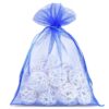 Organza bags 18 x 24 cm - blue Blue bags