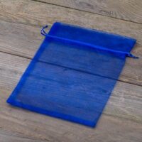 Organza bags 18 x 24 cm - blue Clothing and underwear