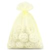 Organza bags 18 x 24 cm - ecru Ecru bags