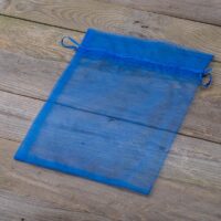 Organza bags 22 x 30 cm - blue Fruit bags