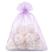 Organza bags 22 x 30 cm - light purple Grape protection